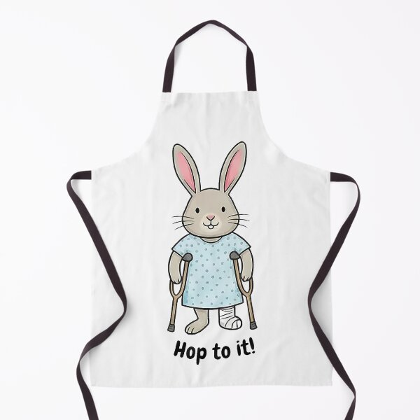 Item preview, Cute Bunny Broken Leg Crutches Hop To It designed and sold by k3rstman1.