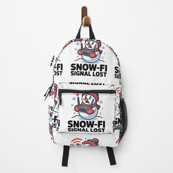 Item preview, Snow-Fi Signal Lost – Cute Snowman with Wi-Fi Icon Winter Meme designed and sold by CalmDownZone ⭐️⭐️⭐️⭐️⭐️.