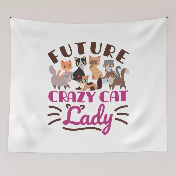 Item preview, Future Crazy Cat Lady  designed and sold by jaygo.