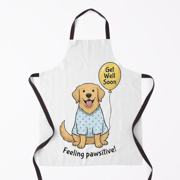 Item preview, Get Well Soon Golden Retriever Feeling Pawsitive designed and sold by k3rstman1.