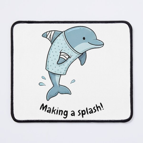 Item preview, Cute Dolphin Making A Splash Recovery designed and sold by k3rstman1.