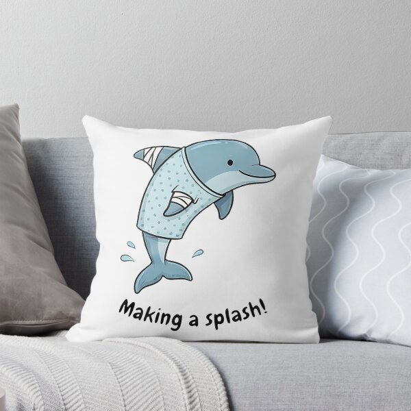 Item preview, Cute Dolphin Making A Splash Recovery designed and sold by k3rstman1.
