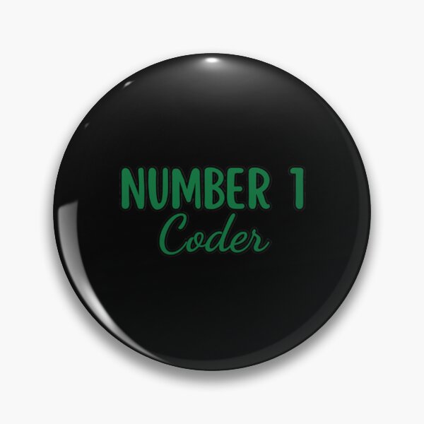 Item preview, Number 1 Coder (C) designed and sold by DixieGirlStudio.