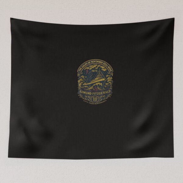 Item preview, Edmund Fitzgerald Ship 1975 Anniversary Great Lakes Tribute designed and sold by Raulitome.