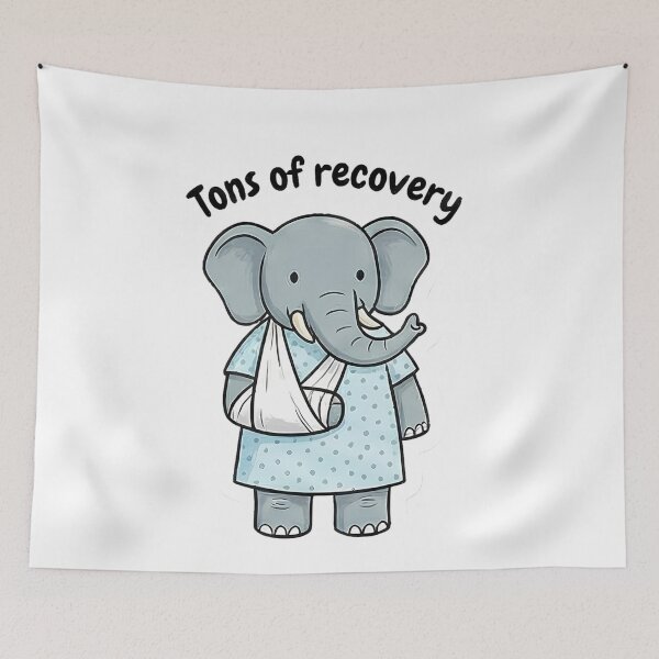 Item preview, Tons of Recovery Elephant Get Well Soon designed and sold by k3rstman1.