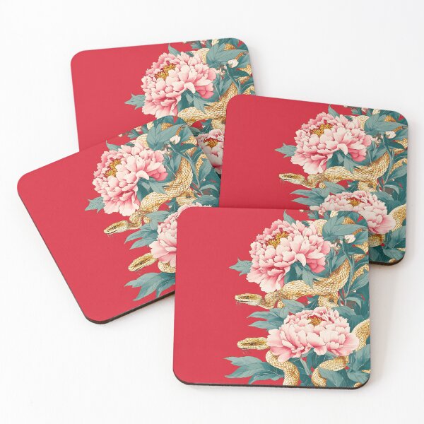 Item preview, Snakes in blooming flowers designed and sold by anytka.
