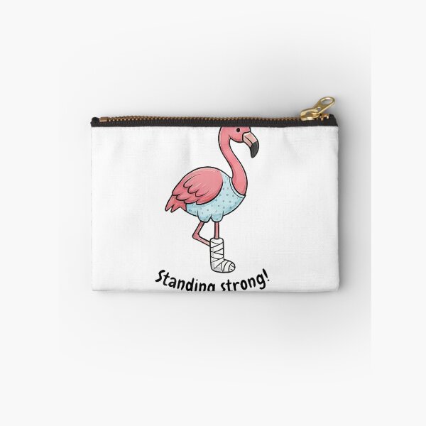 Item preview, Pink Flamingo Broken Leg Standing Strong designed and sold by k3rstman1.