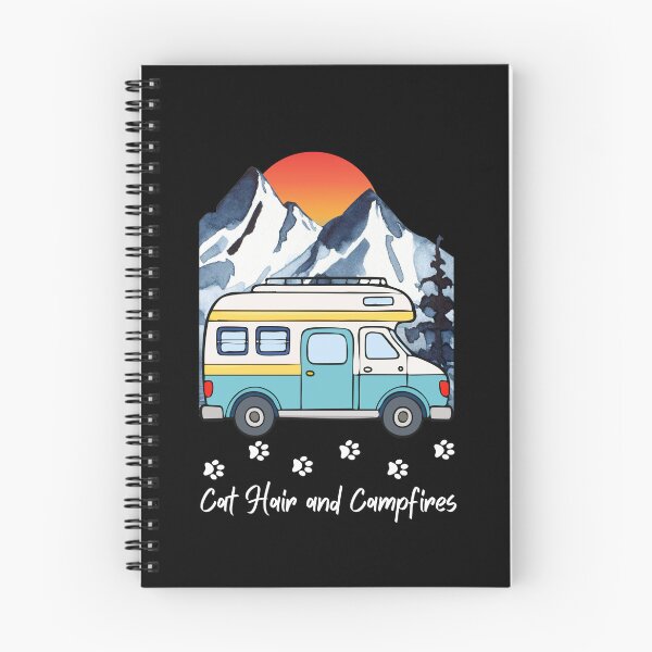 Item preview, Cat Hair and Campfires. RV and Cat design designed and sold by SofikoDesigns.