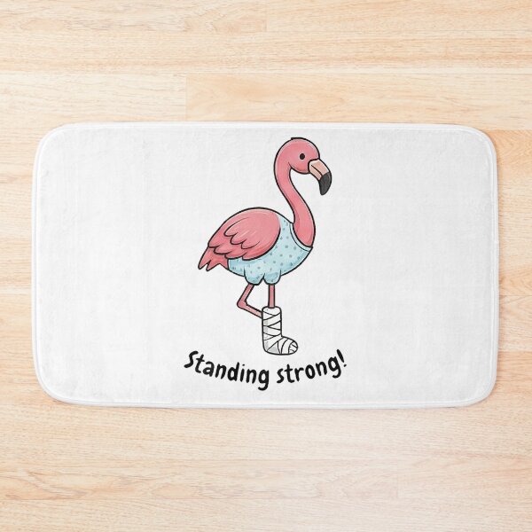 Item preview, Pink Flamingo Broken Leg Standing Strong designed and sold by k3rstman1.