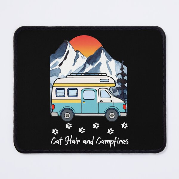 Item preview, Cat Hair and Campfires. RV and Cat design designed and sold by SofikoDesigns.