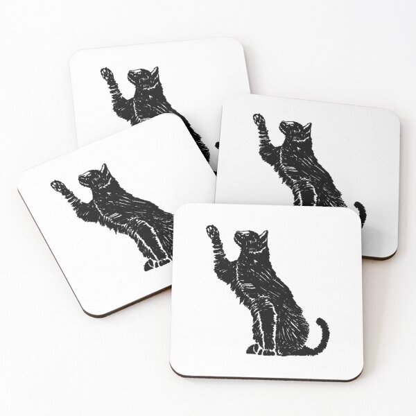 Item preview, Curious Paw in the Air designed and sold by Nope Cats.