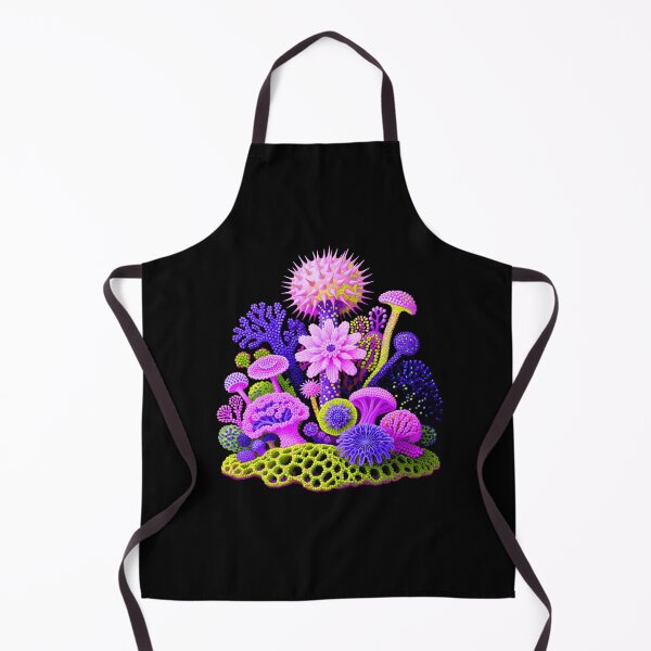 Item preview, Neon Psychedelic Marine Life and Coral Reef designed and sold by zzz888.