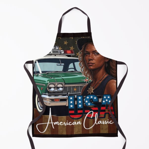 Item preview, Classic American Police/Sheriff cars 14 designed and sold by T-shirt365brand.