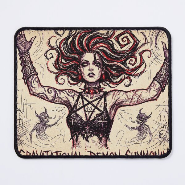 Item preview, Nightmare Demon Summoning demonic horror Goddess designed and sold by Vintage Designs +.