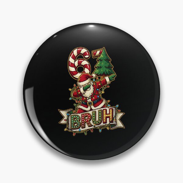 Item preview, 67 Bruh Christmas Santa Six Seven  designed and sold by JEFDodsonArt.