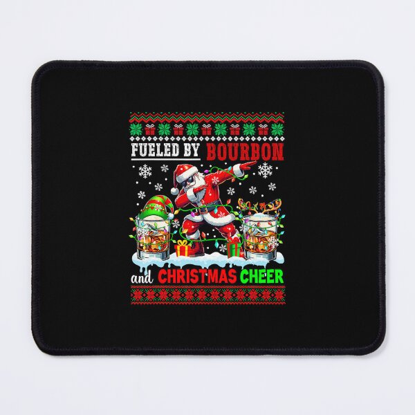 Item preview, Fueled By Bourbon And Xmas Cheer Drinker Santa designed and sold by WayTBeenkenArt.