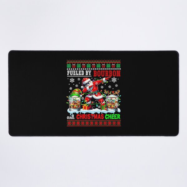 Item preview, Fueled By Bourbon And Xmas Cheer Drinker Santa designed and sold by WayTBeenkenArt.