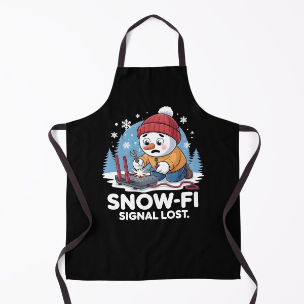 Item preview, Snow-Fi Signal Lost – Sad Snowman Waiting for Wi-Fi Winter Meme designed and sold by CalmDownZone ⭐️⭐️⭐️⭐️⭐️.