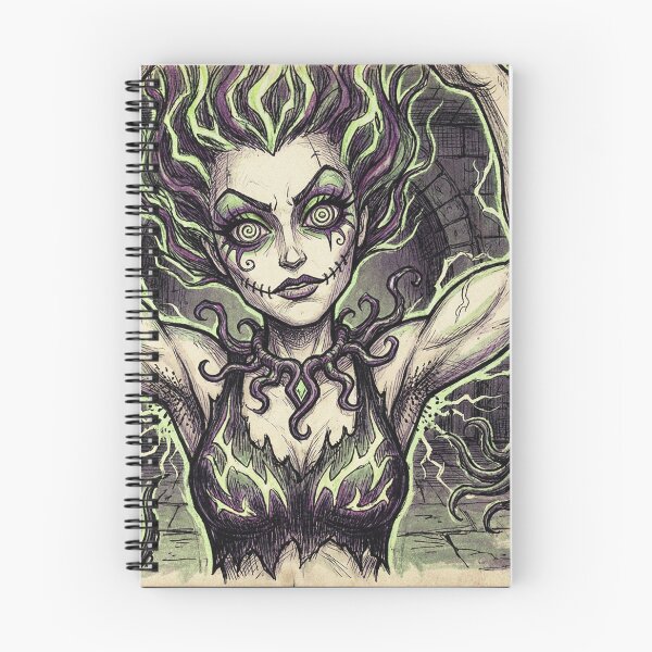 Item preview, Nightmare creepy clown girl demonic horror Goddess designed and sold by Vintage Designs +.
