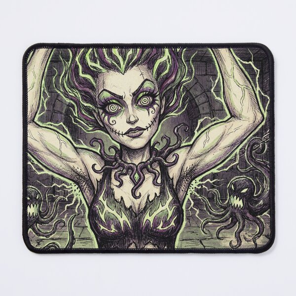 Item preview, Nightmare creepy clown girl demonic horror Goddess designed and sold by Vintage Designs +.