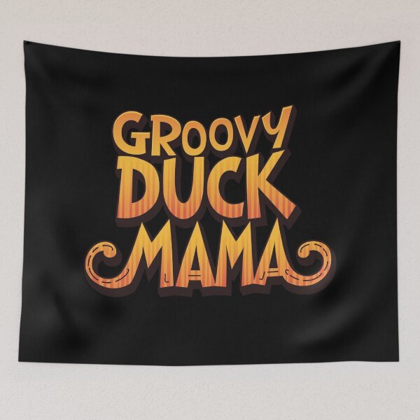 Item preview, Groovy Duck Mama Retro Animal Lover designed and sold by rustyroofco.