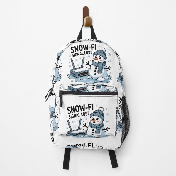 Item preview, Snow-Fi Signal Lost – Snowman Internet Repair Winter Meme designed and sold by CalmDownZone ⭐️⭐️⭐️⭐️⭐️.
