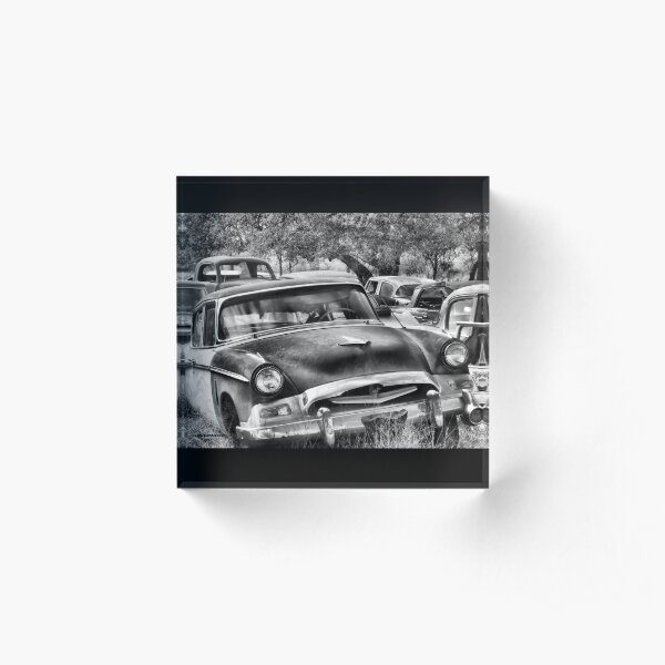 Old Timer 2 ~ BoneYard Series Acrylic Block