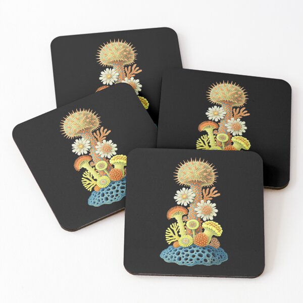 Item preview, Vintage Scientific Yellow Radiolarian and Sea Anemone designed and sold by zzz888.
