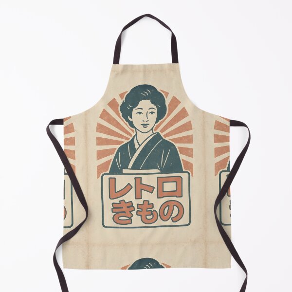 Item preview, Retro Kimono Woman – Vintage Japanese Style Illustration designed and sold by Dax Studio.