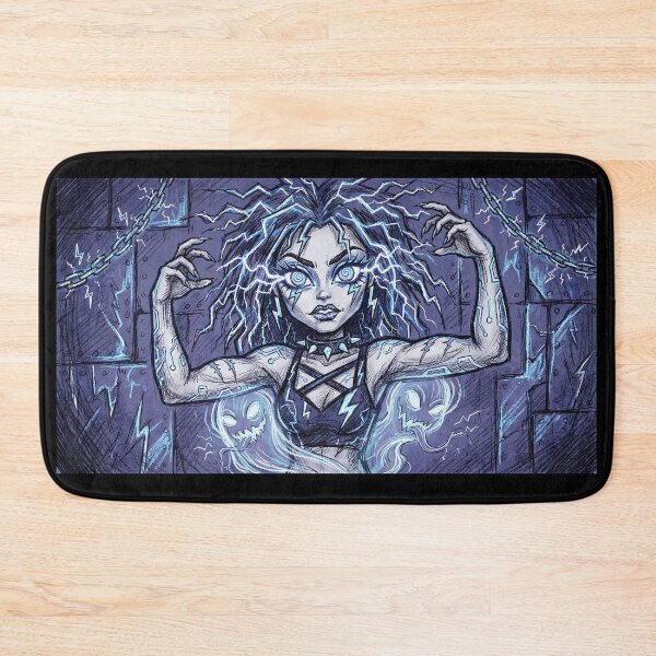Item preview, Poltergeist horror pop girl illustration designed and sold by Vintage Designs +.