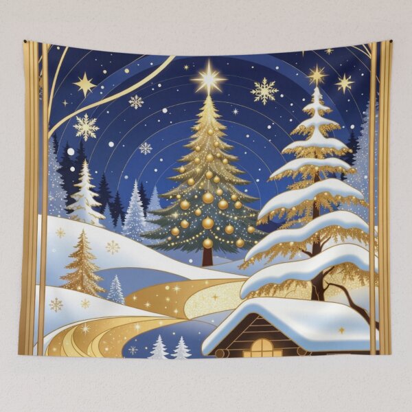 Item preview, Christmas in a cabin designed and sold by Hernandus.