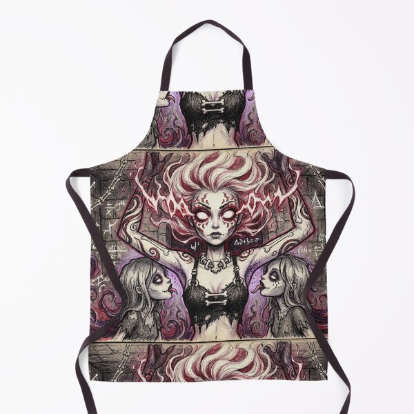 Item preview, Poltergeist horror pop girl illustration designed and sold by Vintage Designs +.