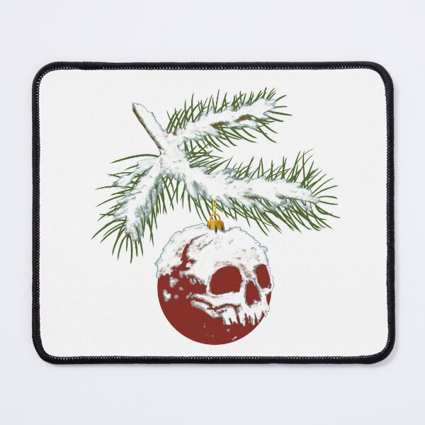 Item preview, Snowy Gothic Christmas Ornament on Pine Branch designed and sold by OOctopusStore.