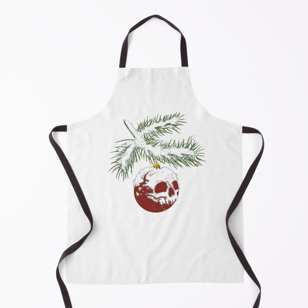 Item preview, Snowy Gothic Christmas Ornament on Pine Branch designed and sold by OOctopusStore.