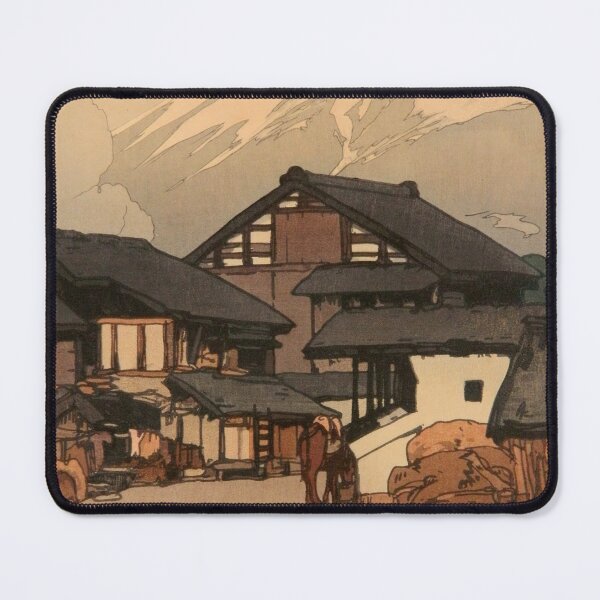 Item preview, Fujiyama From Funatsu by Yoshida Hiroshi : Tranquil Landscape Japanese Poster designed and sold by artofuniverse.
