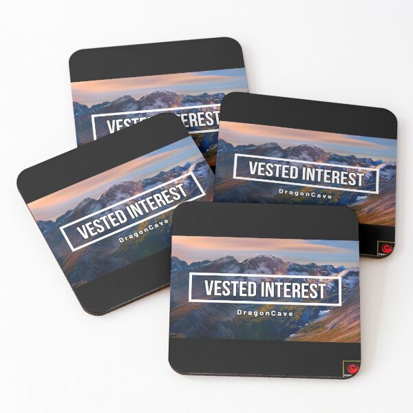 Item preview, Vested Interest album art designed and sold by DragonCaveMusic.