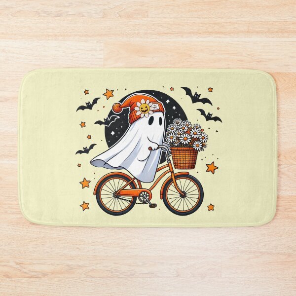 Item preview, Ghost on Bicycle HalloweenGhost Bike  designed and sold by Fairy Dust Hollow.