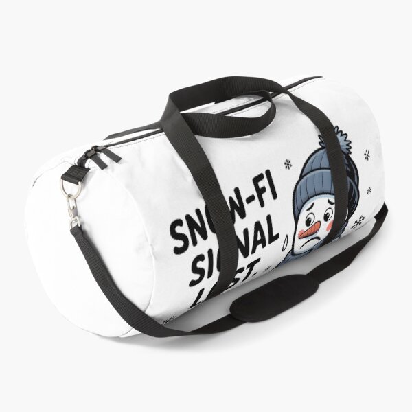 Item preview, Snow-Fi Signal Lost – Happy Snowman Fixing the Wi-Fi Winter Art designed and sold by CalmDownZone ⭐️⭐️⭐️⭐️⭐️.