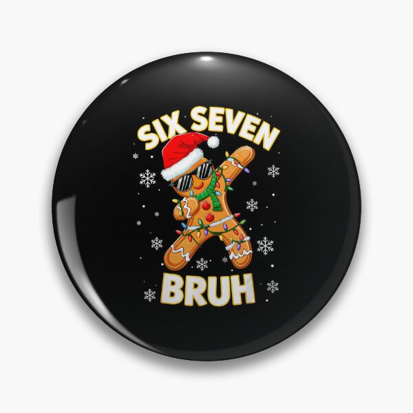 Item preview, 67 Christmas 6 7 Meme Gingerbread Man Xmas Pajamas Holiday  designed and sold by JEFDodsonArt.