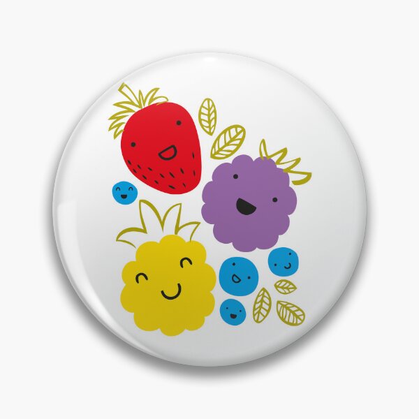 Item preview, Happy Berries Colorful Fruits Playful Pattern designed and sold by monikko.