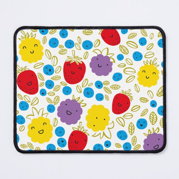 Item preview, Happy Berries Colorful Fruits Playful Pattern designed and sold by monikko.