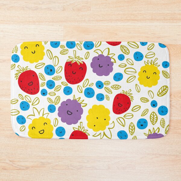 Item preview, Happy Berries Colorful Fruits Playful Pattern designed and sold by monikko.