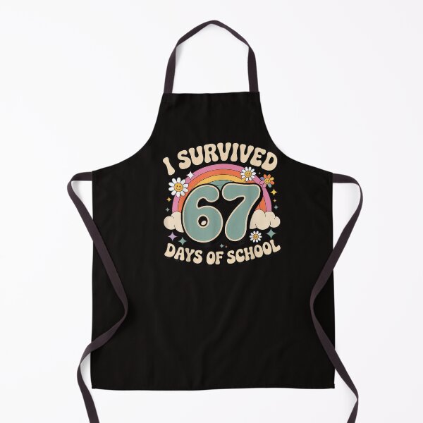 Item preview, I Survived 67 Days of School Six Seven Meme designed and sold by Raulitome.