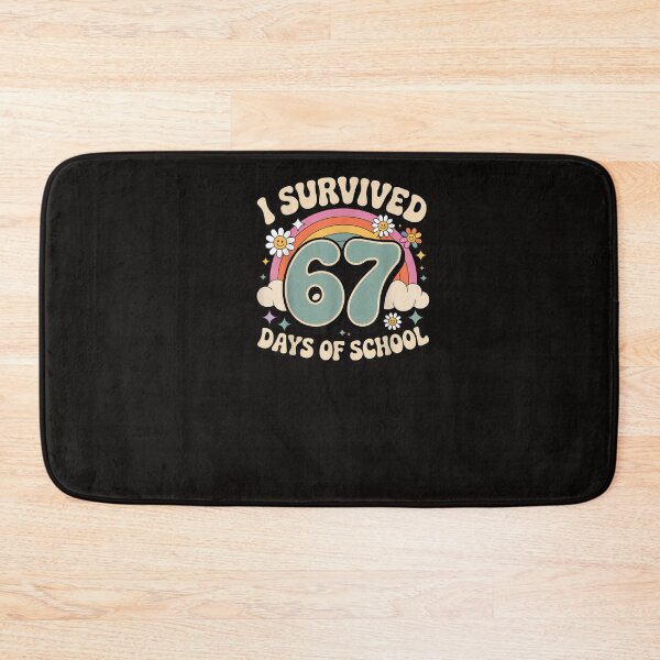 Item preview, I Survived 67 Days of School Six Seven Meme  designed and sold by Raulitome.