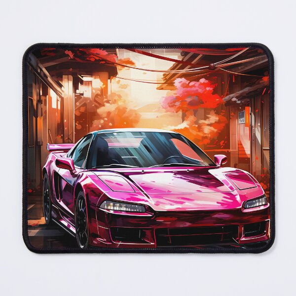 Item preview, Classic sports car shines under evening city blossoms designed and sold by RevUpDesign.