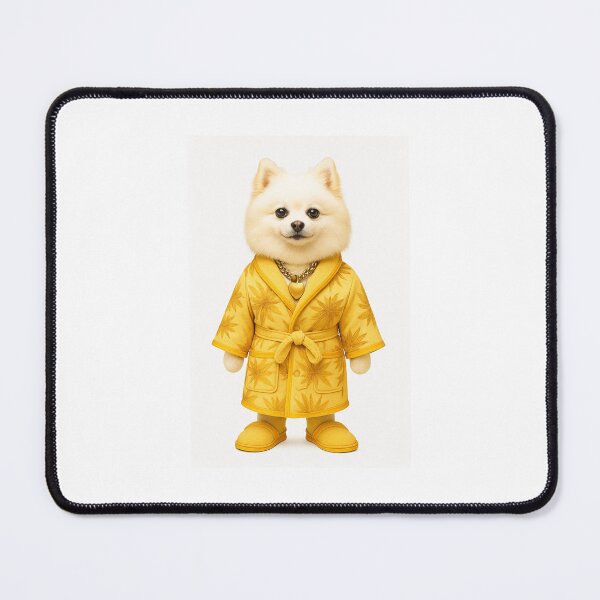 Item preview, Luxury Yellow Dog Robe designed and sold by Sim shin.