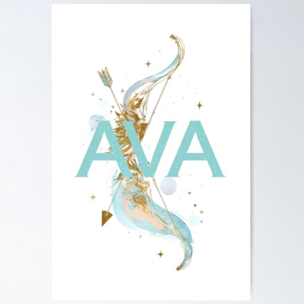 Item preview, Ava – Sagittarius Zodiac Bow & Arrow Design designed and sold by AlexLineArt.