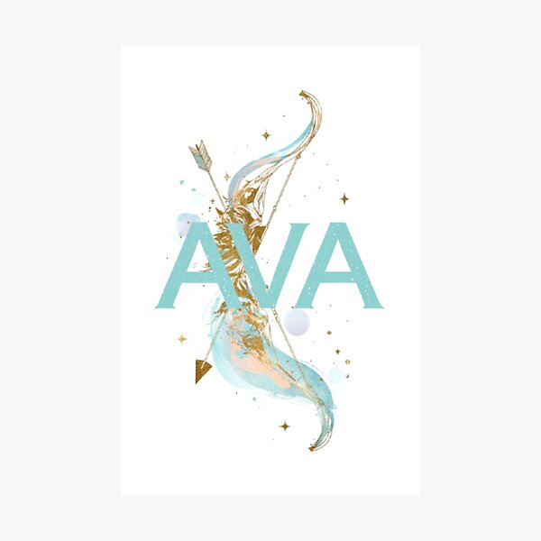 Item preview, Ava – Sagittarius Zodiac Bow & Arrow Design designed and sold by AlexLineArt.