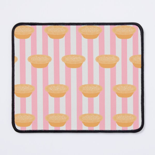 Item preview, Mince Pies and Stripes Pattern - Peppermint Pink designed and sold by Daniel Bevis Design.