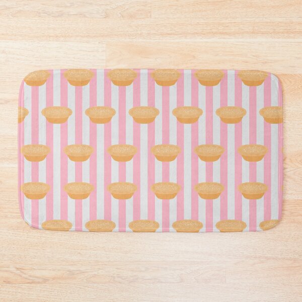 Item preview, Mince Pies and Stripes Pattern - Peppermint Pink designed and sold by Daniel Bevis Design.